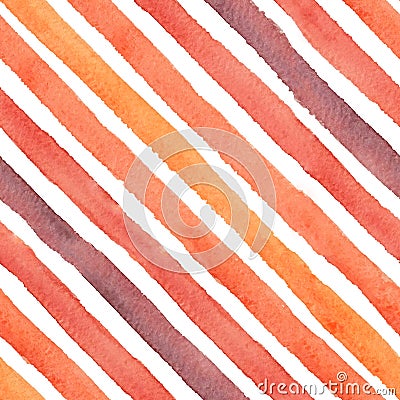 Colorful abstract watercolor diagonal strokes seamless pattern Stock Photo