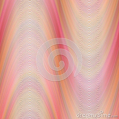 Colorful abstract wave background - vector illustration from red wavy lines Vector Illustration