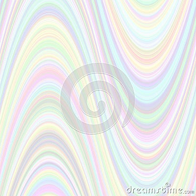 Colorful abstract wavy background from thin curved stripes Vector Illustration