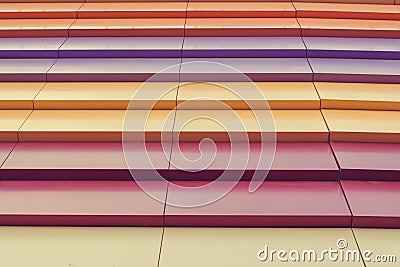 Colorful abstraction of the facade of the building Stock Photo