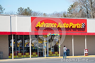 Advanced Auto Parts storefront Editorial Stock Photo