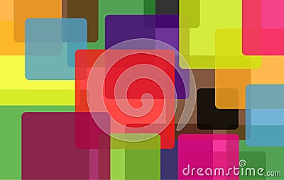 Colorful background with abstract shapes. Vector Illustration