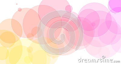 Colorful background in circles, perfect for slides creation Stock Photo