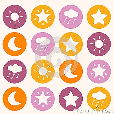 Colorful background with dots Vector Illustration