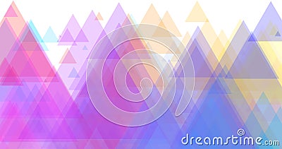 Colorful background in triangle, perfect for slides creation Stock Photo