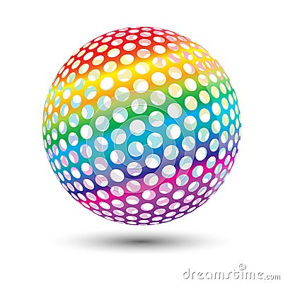 Colorful Ball Vector Illustration