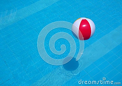 Colorful ball floating Stock Photo