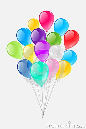 Colorful Balloon Vector Illustration