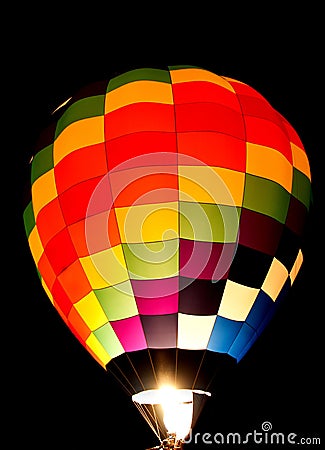 Colorful balloon glow Stock Photo