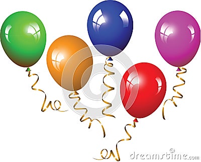 Colorful balloons Vector Illustration