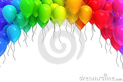 Colorful balloons Stock Photo