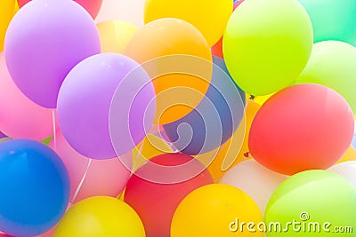 Colorful balloons Stock Photo