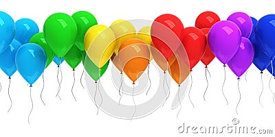 Colorful balloons Stock Photo