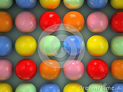 Colorful balls Stock Photo