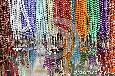 colorful beads Stock Photo