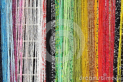 Colorful beads Stock Photo