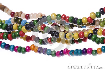 Colorful beads Stock Photo