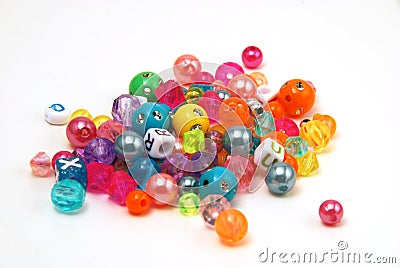 Colorful Beads Stock Photo