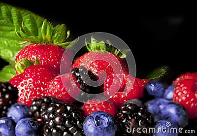 Colorful Berries Stock Photo