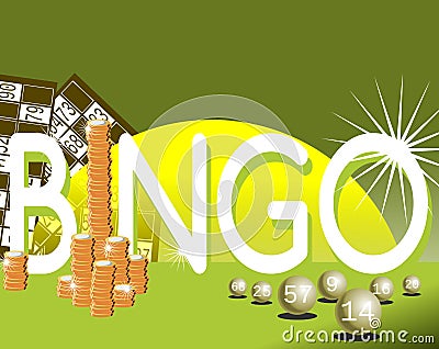 Colorful bingo background Stock Photo