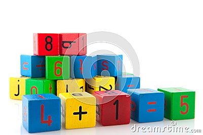 Colorful blocks Stock Photo