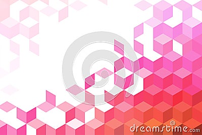 Colorful blocks background with copy space Vector Illustration