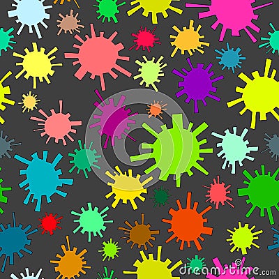 Colorful blots Vector Illustration