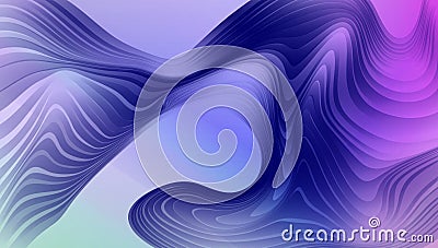 Abstract blur wavy background. Cartoon Illustration