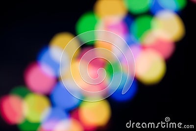 Colorful blured lights Stock Photo