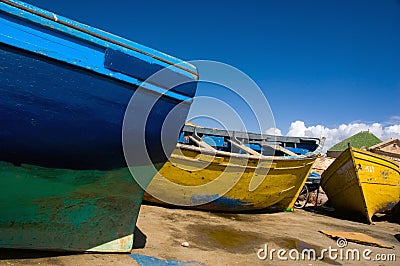 Colorful boats Stock Photo