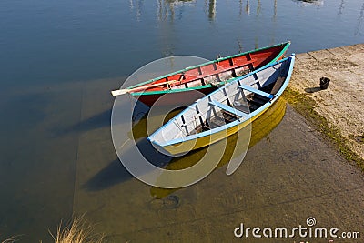Colorful boats Stock Photo