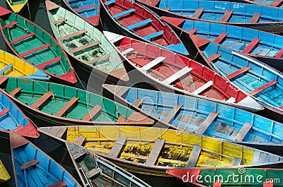 Colorful boats Stock Photo