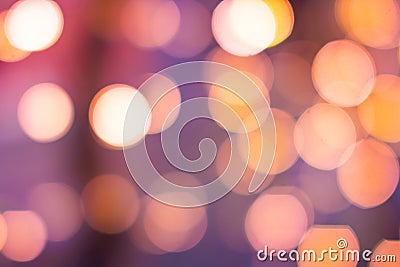 Colorful bokeh defocused blurred lights. Abstract background. Stock Photo