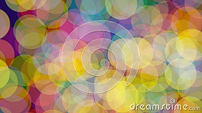 Colorful bokeh full background Stock Photo