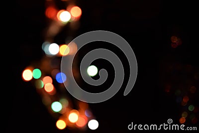 Bokeh light abstract background. Varicoloureds patches of light for background Stock Photo