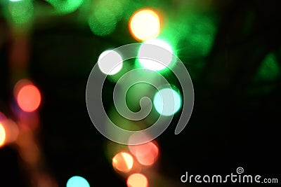 Bokeh light abstract background. Varicoloureds patches of light for background Stock Photo