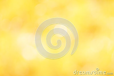 Colorful of bokeh light blurred yellow Stock Photo