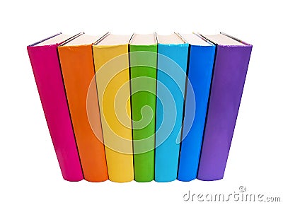 Colorful books Stock Photo