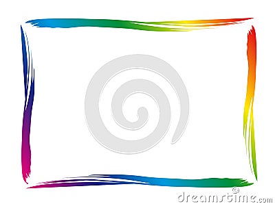 Colorful border Vector Illustration