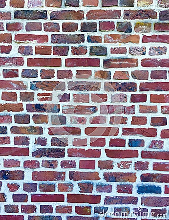 Colorful brick wall background Stock Photo