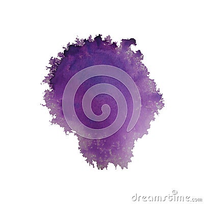 colorful bright violet watercolor gradient splash Stock Photo