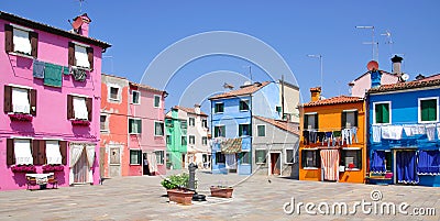 The colorful Burano Stock Photo