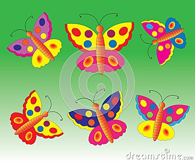 Colorful butterfly Stock Photo