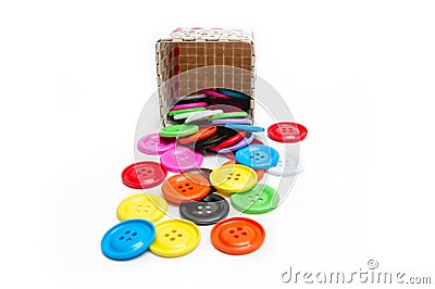 Button stud Stock Photo