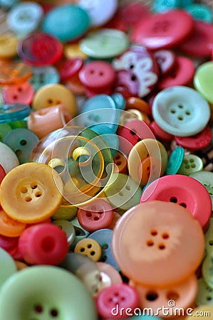 Colorful buttons Stock Photo