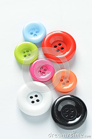 Colorful Buttons Stock Photo