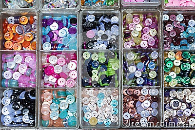 Colorful buttons Stock Photo