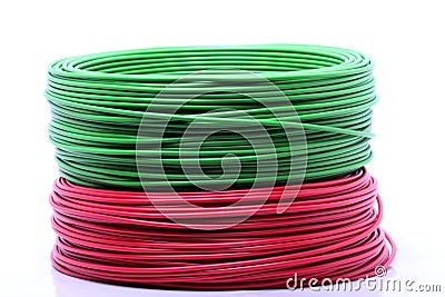 Colorful cable Stock Photo