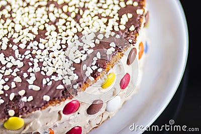 Colorful cake with Stock Photo