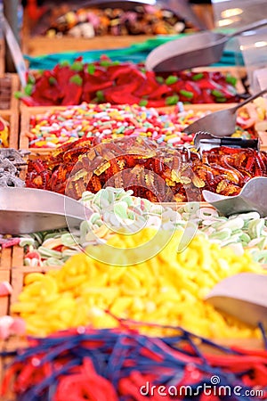 Colorful candies Stock Photo